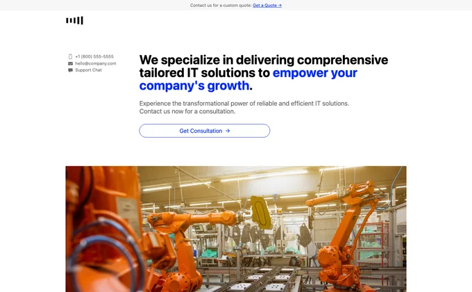 Nexus - IT Business Carrd Template