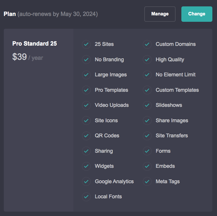 Carrd Pricing Plans