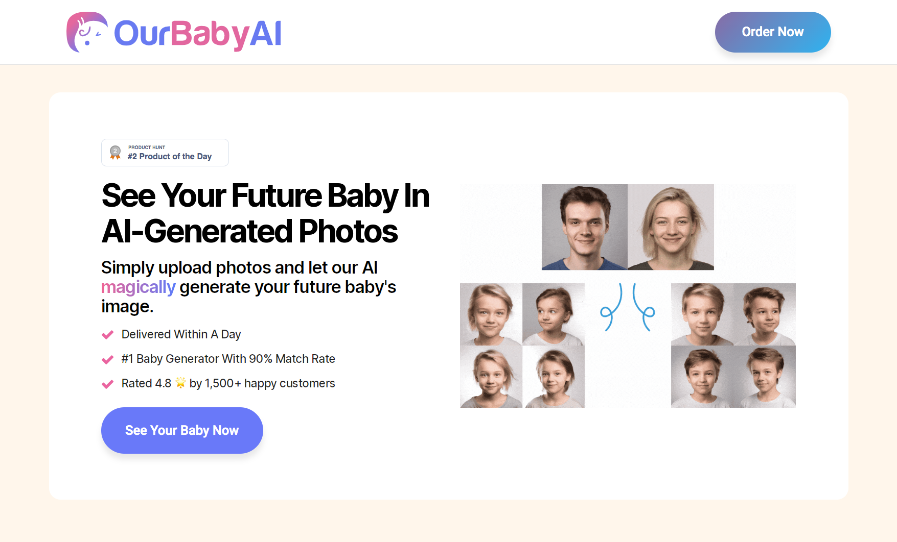 OpenBabyAI Carrd Landing Page Example