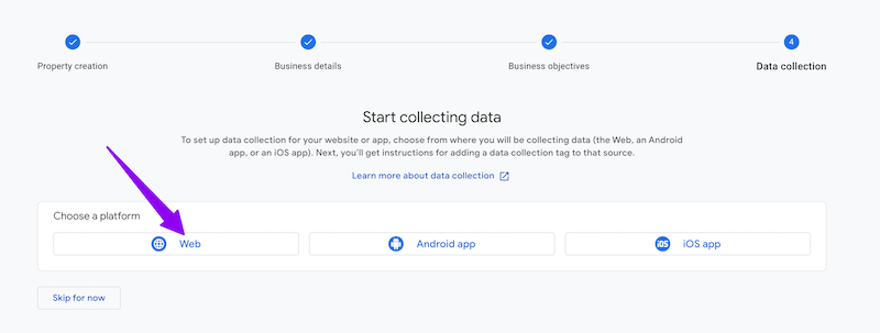 Web Steam Google Analytics