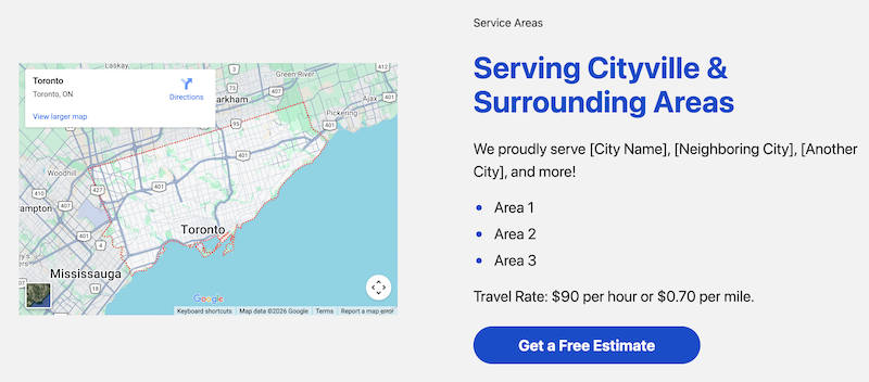 Embed Google Map on Carrd